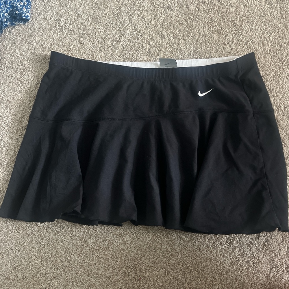 Nike Black and White Tennis Skirt